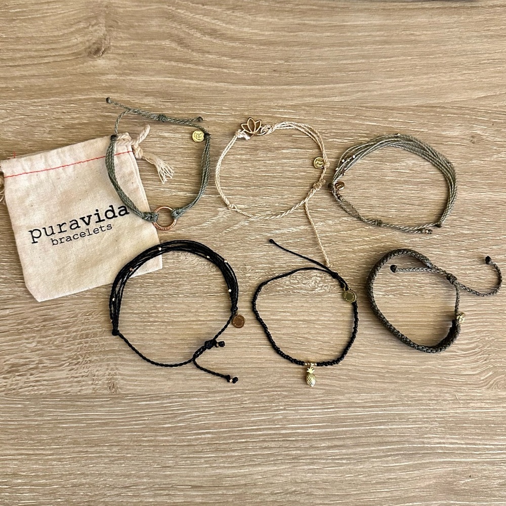 Pura Vida Neutral Bracelets (6)